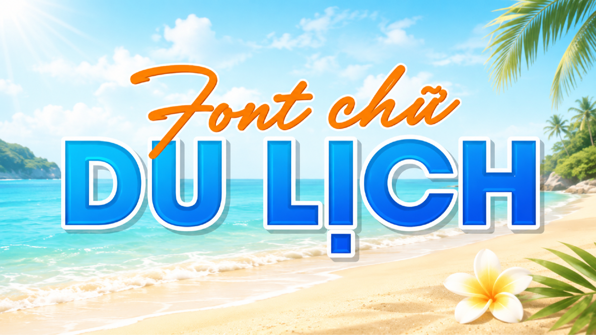 Top 20 font chữ cho du lịch, homestay, resort và travel agency